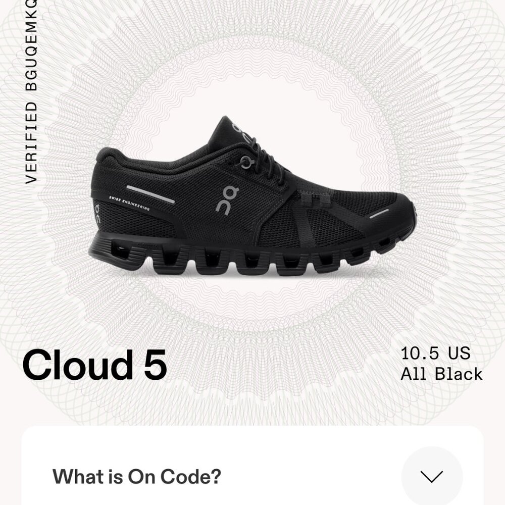 CLOUD 5 Women's 10.5 ALL BLACK